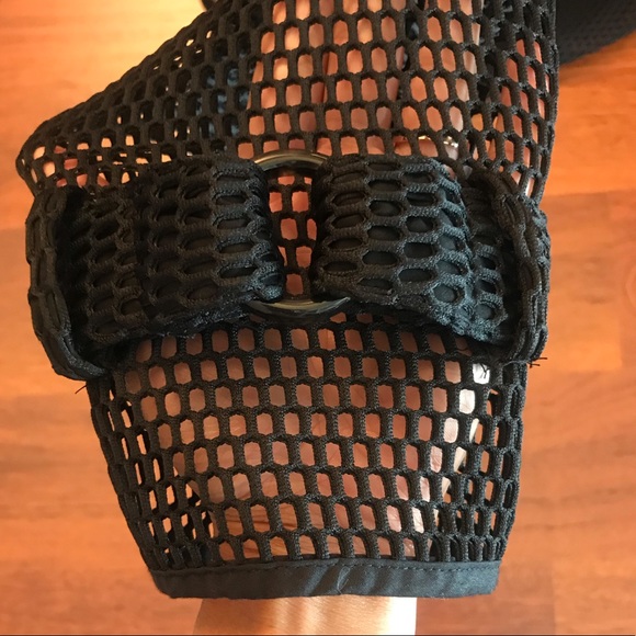 Samuel Dong Black Eyelet Trench Coat - Picture 6 of 6